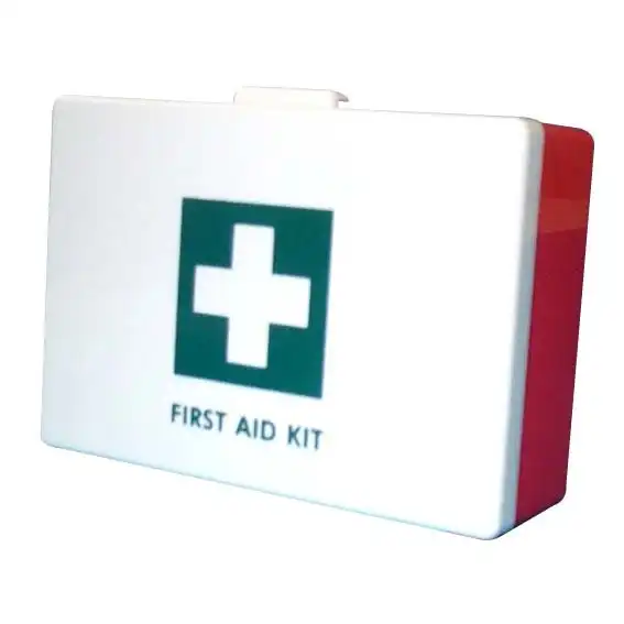 Unbranded First Aid Empty Plastic Case Mini 14 x 9.7 x 4.5 cm Red