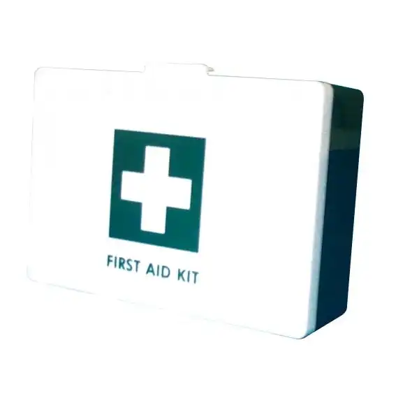 Unbranded First Aid Empty Plastic Case Mini 14 x 9.7 x 4.5 cm Green