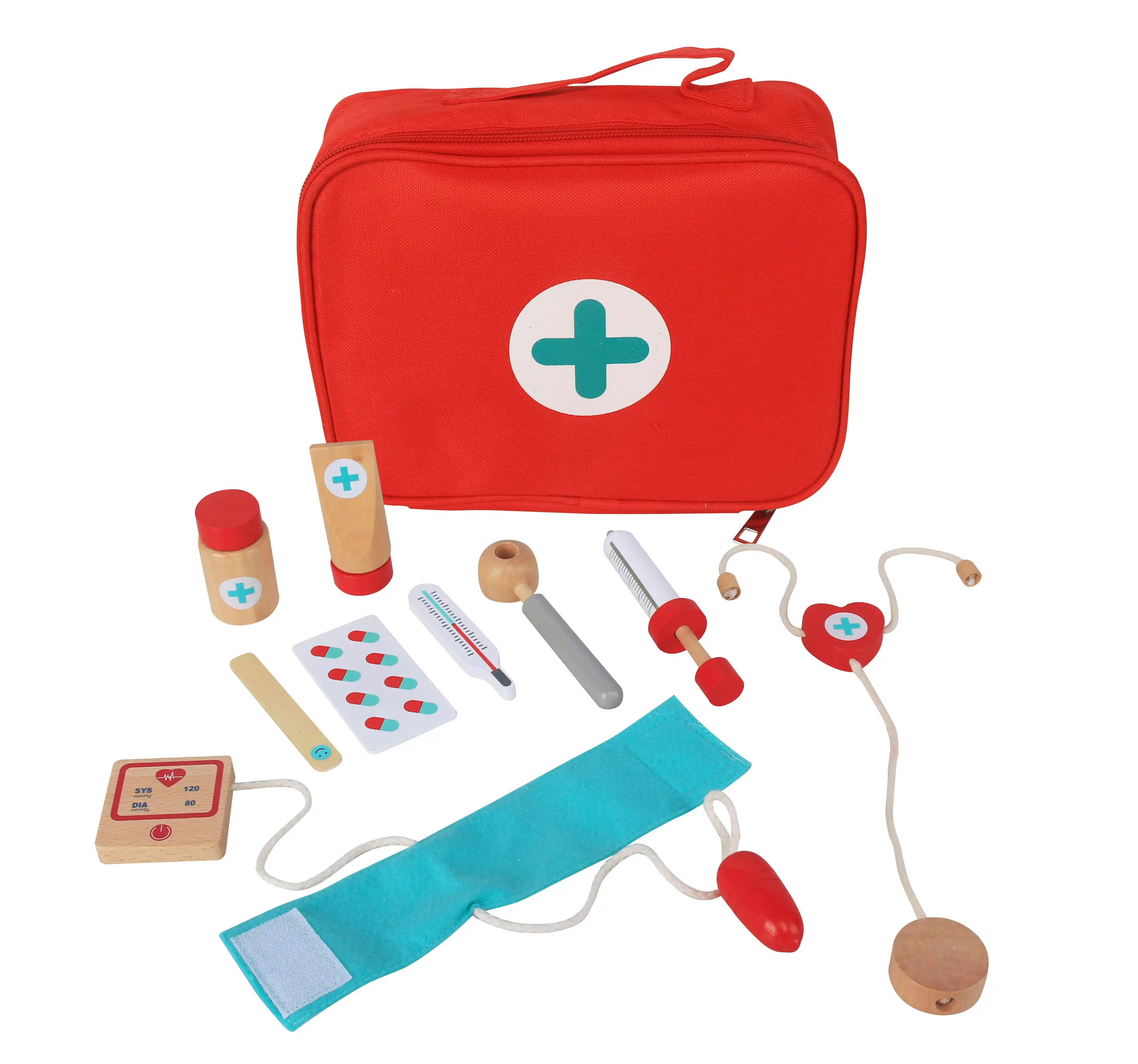 Wonder Co Wooden Medical Material Bag Kit