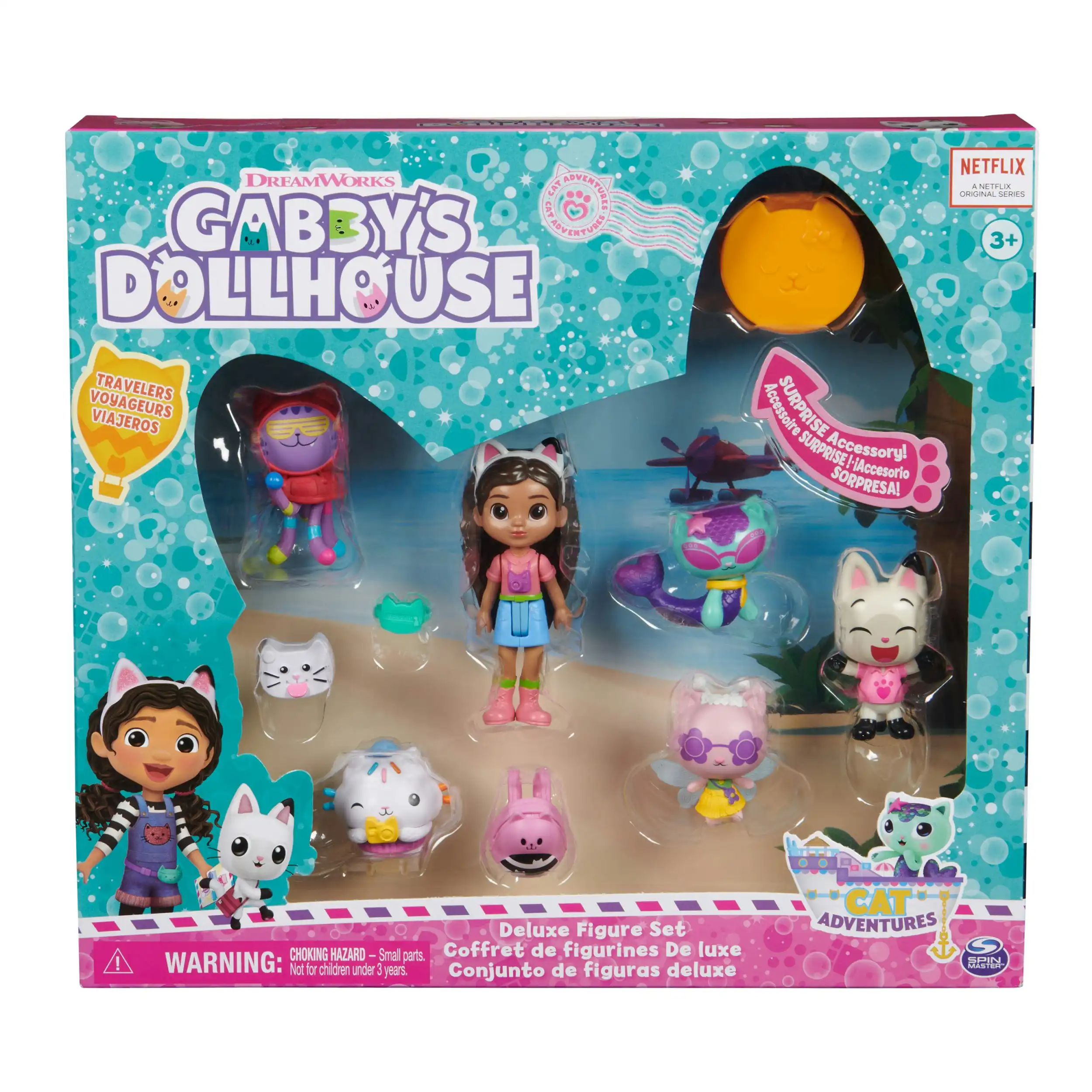 Gabby's Dollhouse Deluxe Figure Set - Travelers Theme H2
