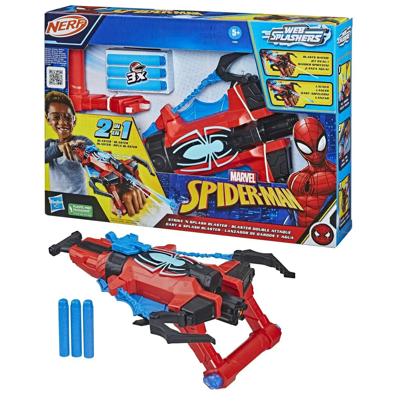 Marvel Spider-Man NERF Strike 'N Blaster