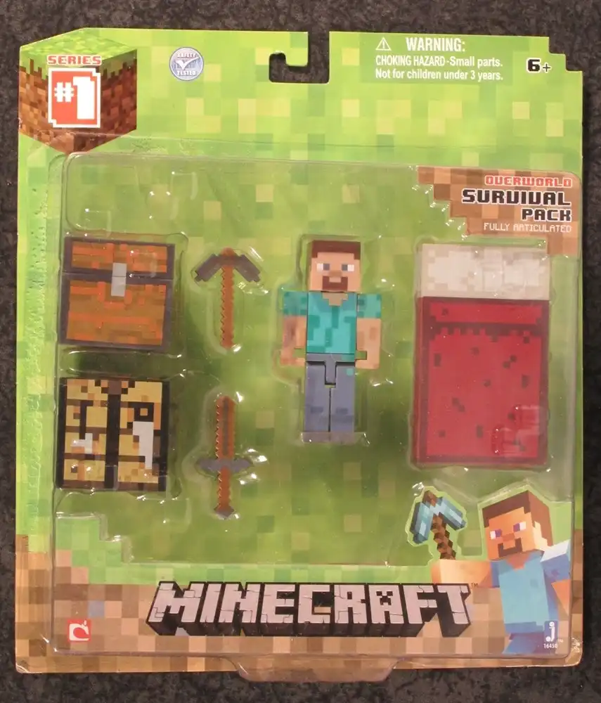 Minecraft Steve Overworld Player Survival Pack