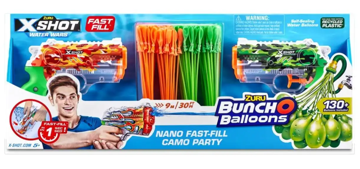 Bunch O Balloons Nano Fast Fill Camo Party