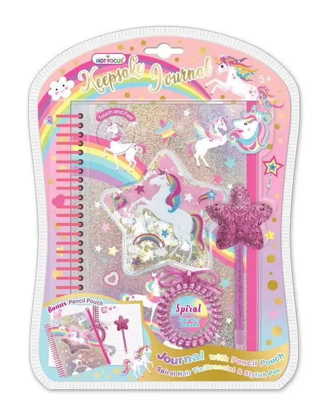 Journal With Pouch Unicorn
