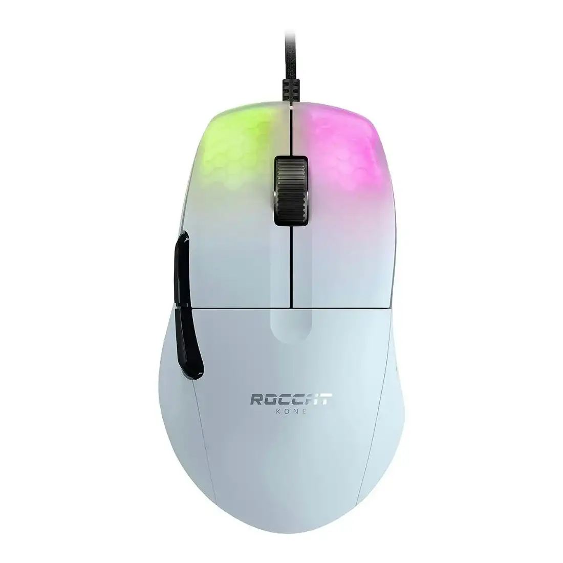Roccat Kone Pro Optical Ergonomic Wired Gaming Mouse - White