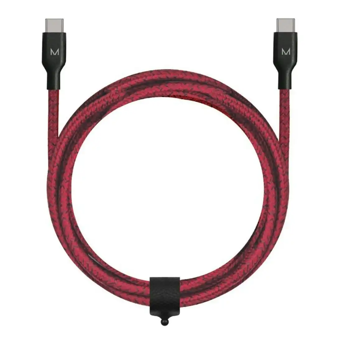 Moyork Cord+ 2m USB-C to USB-C Nylon Cable - Merlot Red