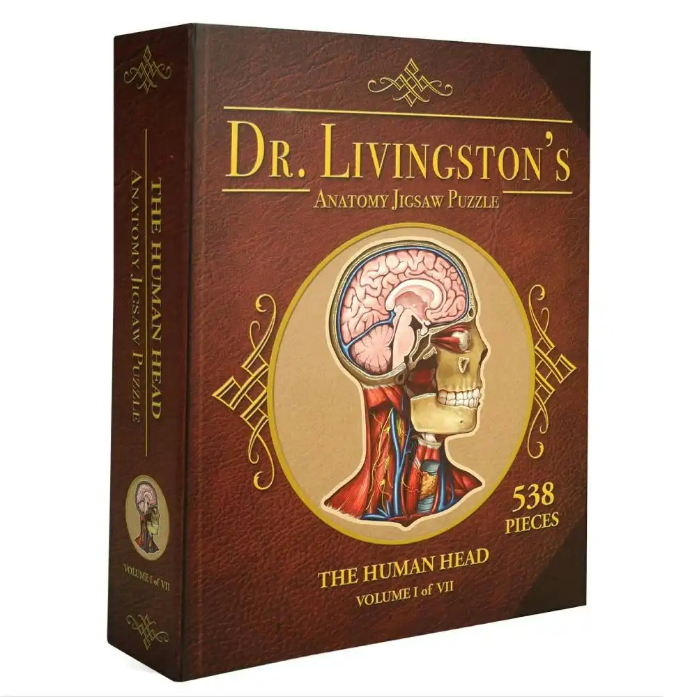 Dr. Livingston's Anatomy Jigsaw Puzzle: The Human Head