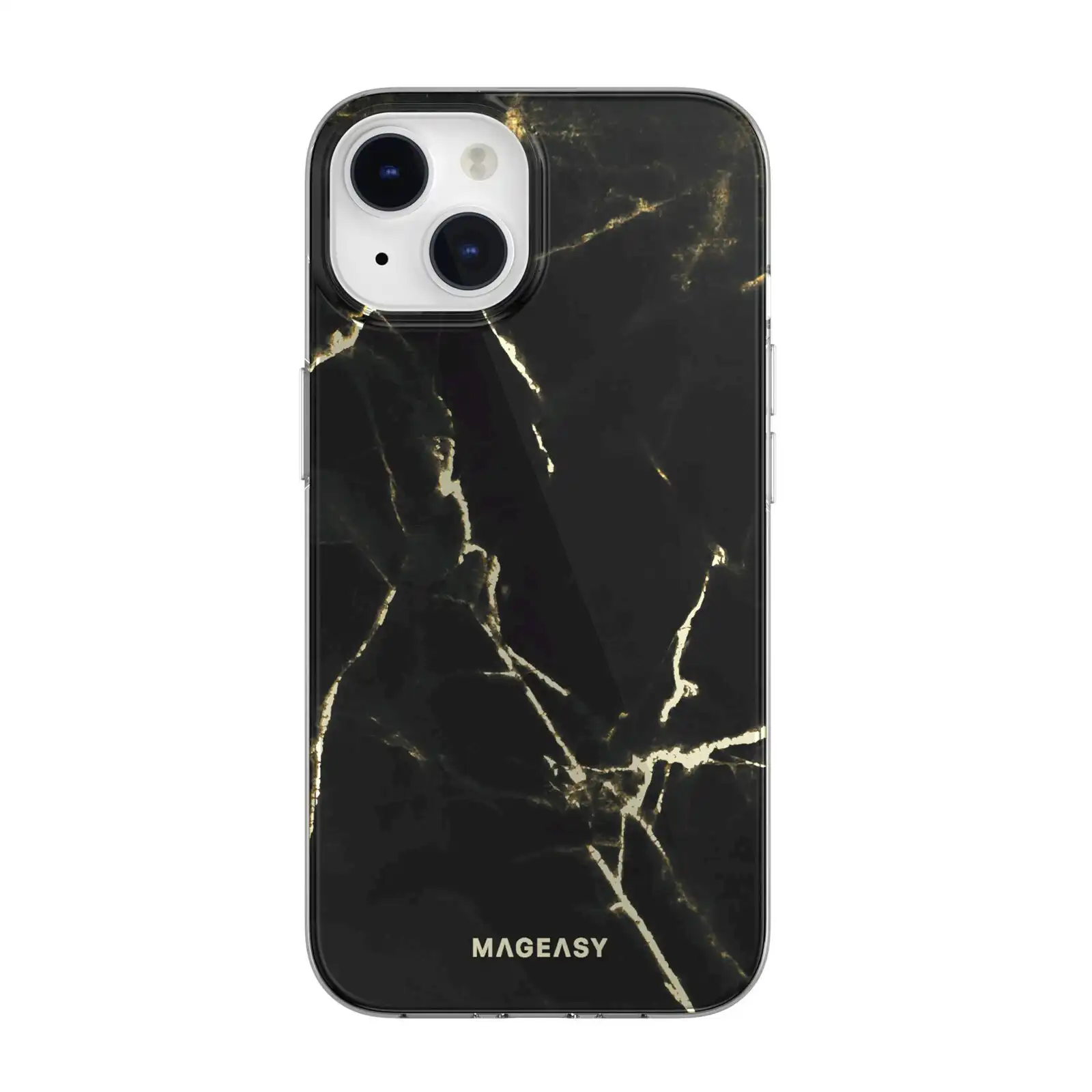 MagEasy Marble Case For Iphone 14 - Pearl Black