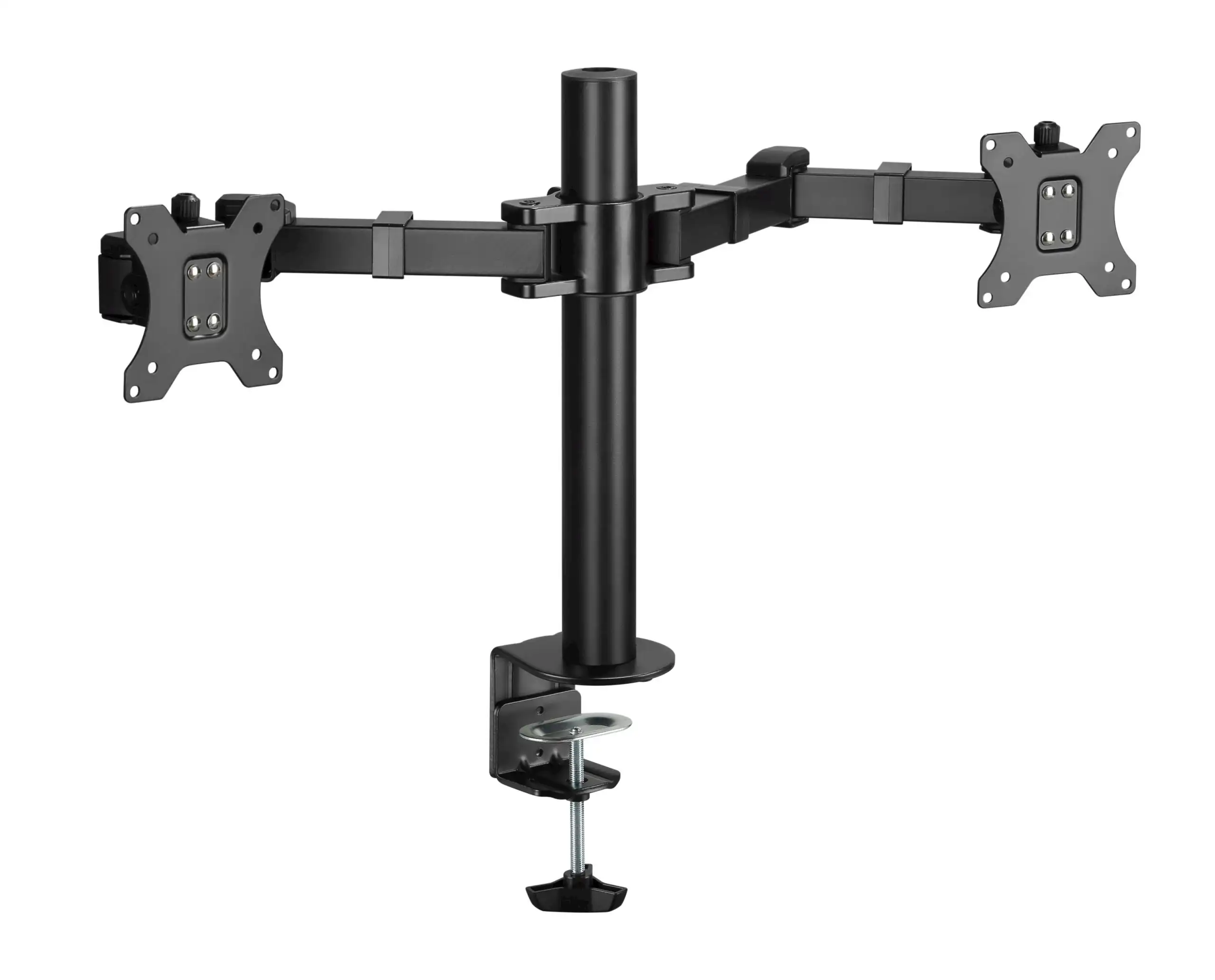 Brateck Affordable Steel Articulating Dual Monitor Arm - Black