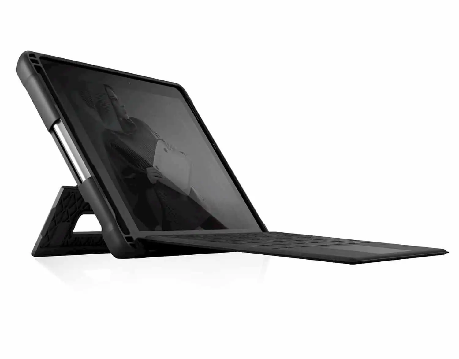 STM Dux Shell Case For Microsoft Surface Go/go2/go3 - Black