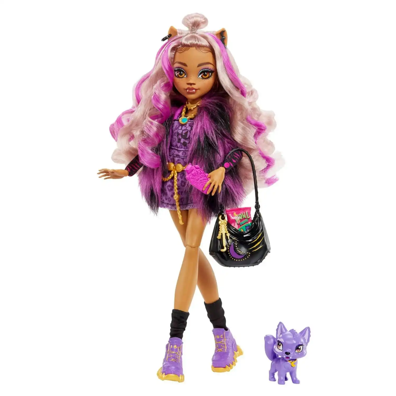 Monster High - Clawdeen Wolf Doll With Pet And Accessories