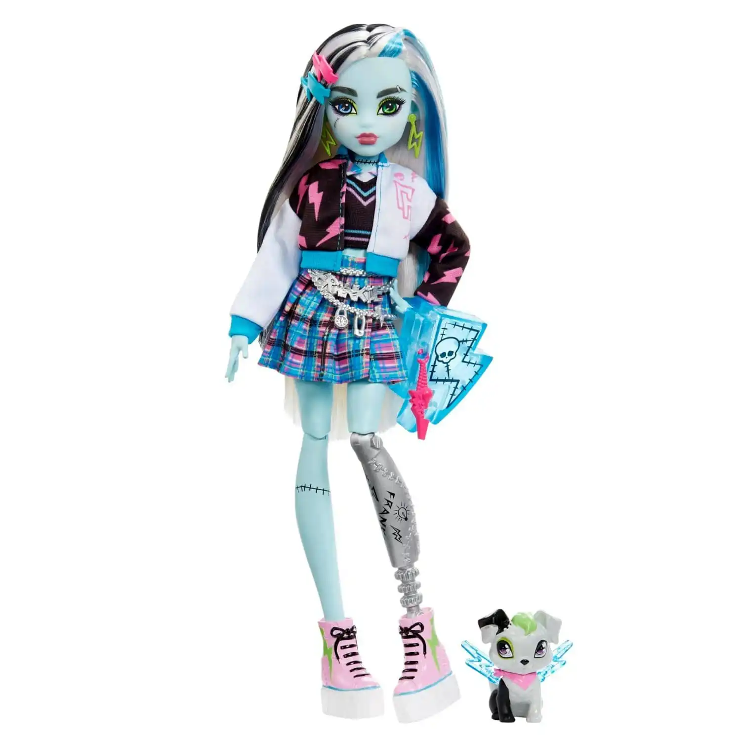 Monster High - Frankie Stein Doll With Pet And Accessories