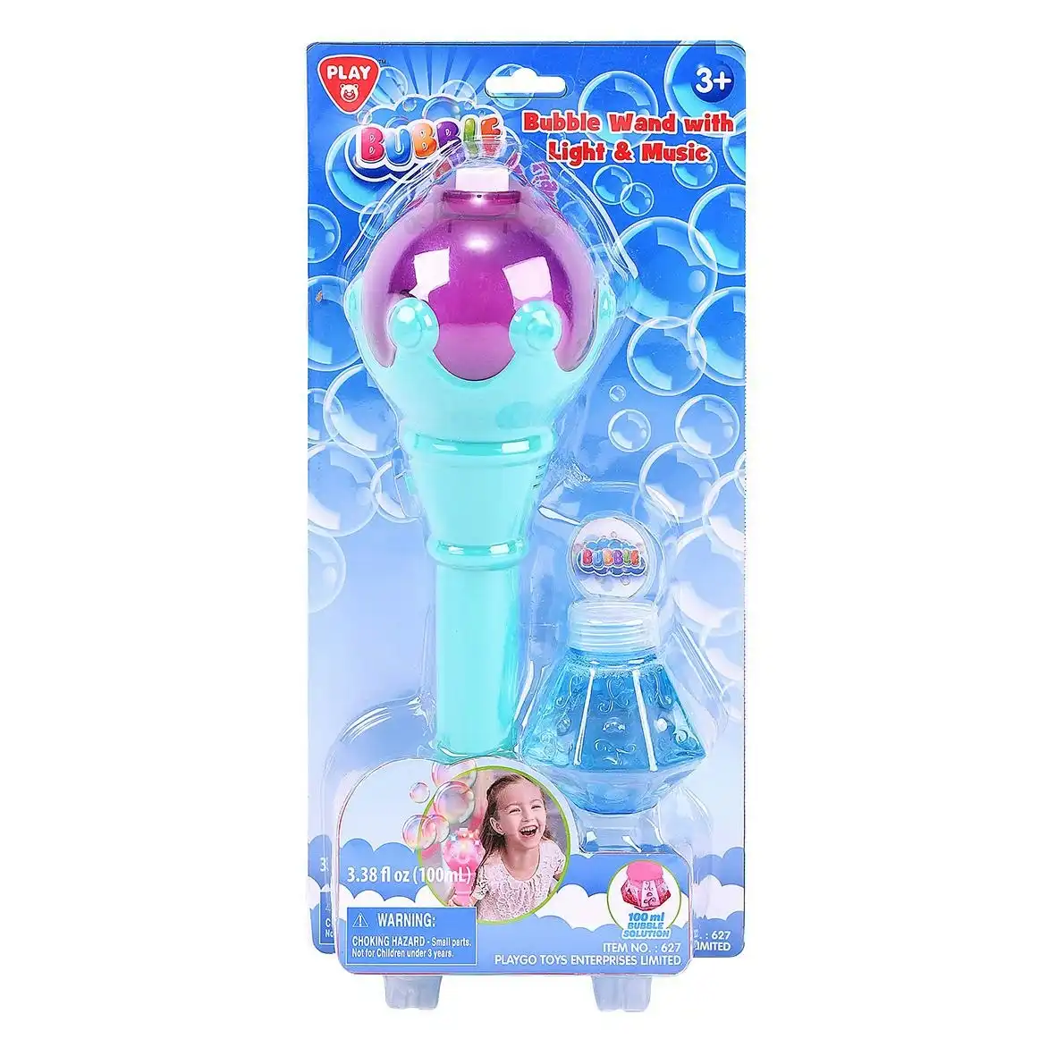 Battery Operated Bubble Wand With Light & Music Playgo Toys Ent. Ltd.