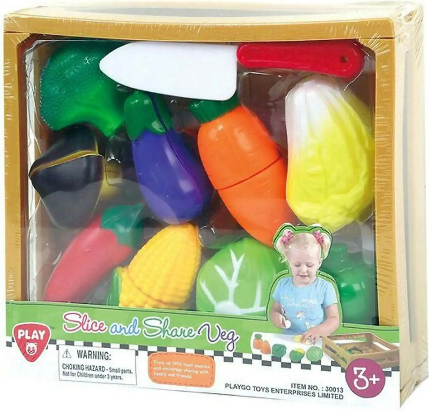Playgo Toys Ent. Ltd. - Slice & Share Veg 11 Piece