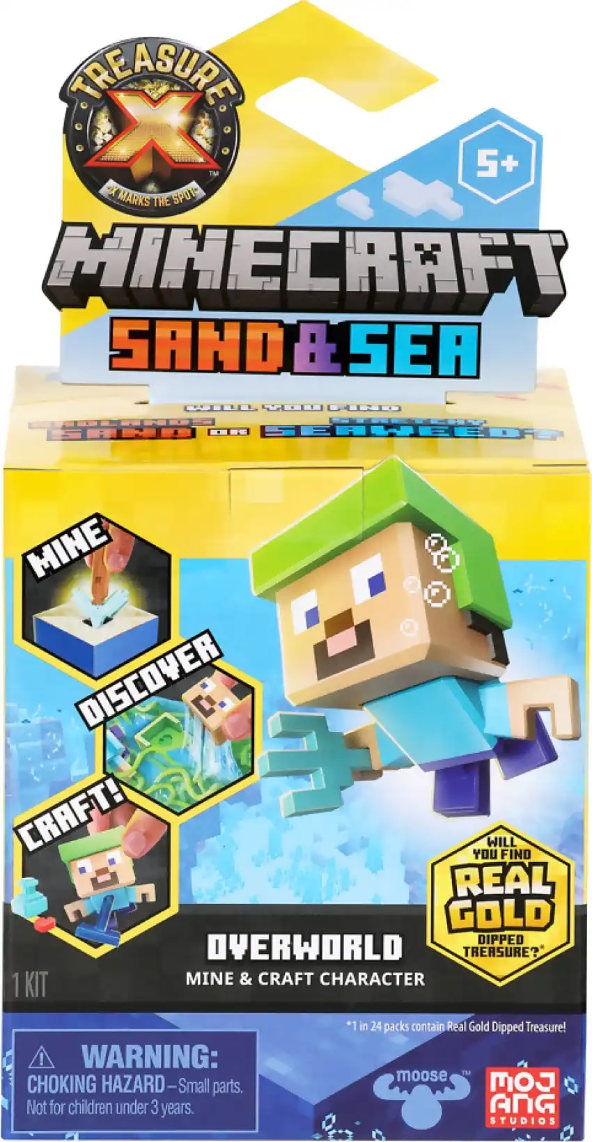 Treasure X - Minecraft Sand & Sea Overworld Mine & Craft Character
