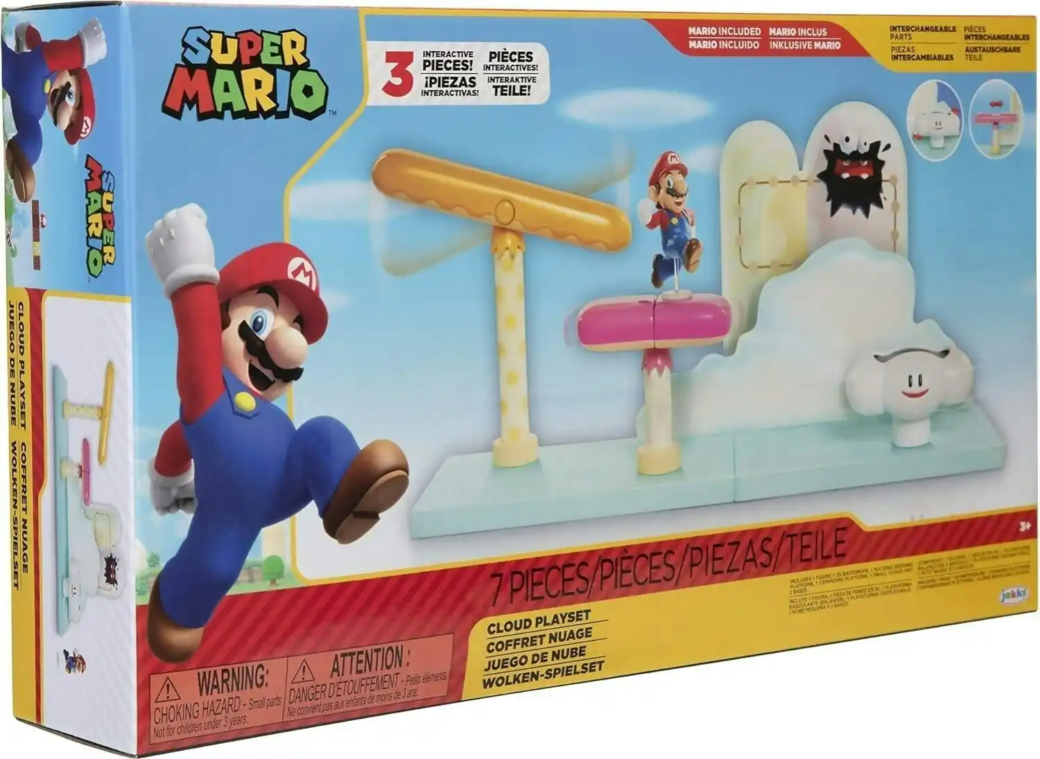 Nintendo - Super Mario 2.5-inch Cloud Playset