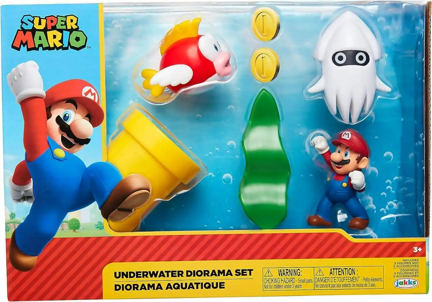 Nintendo - Super Mario 2.5-inch Underwater Diorama Set