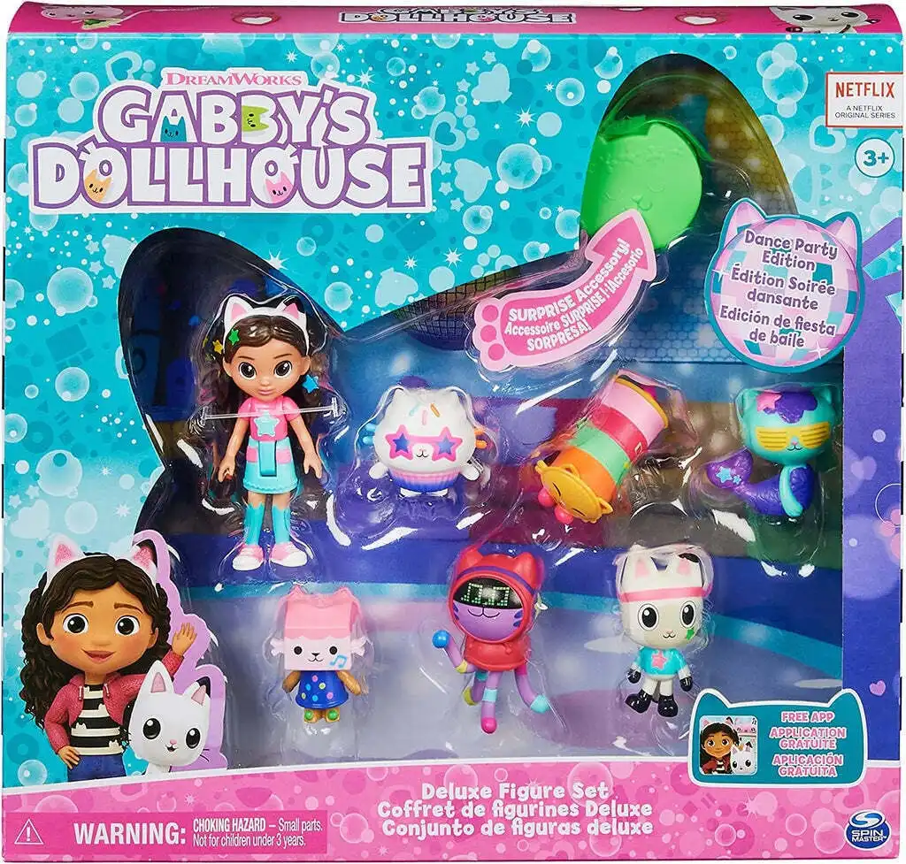 Gabby's Dollhouse - Gabby's Dollhouse Deluxe Dance Party Figure Set