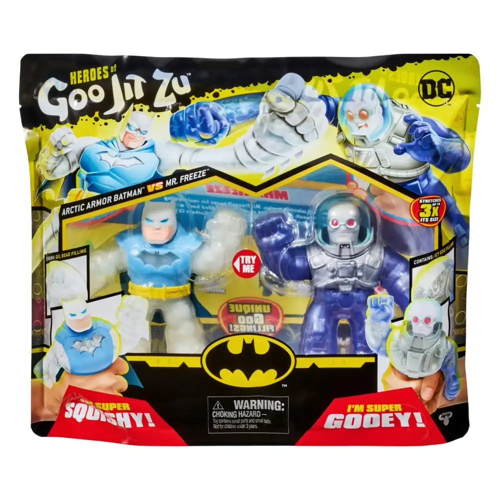 Heroes Of Goo Jit Zu Versus Pk Arctic Armor Batman Vs Mr. Freeze