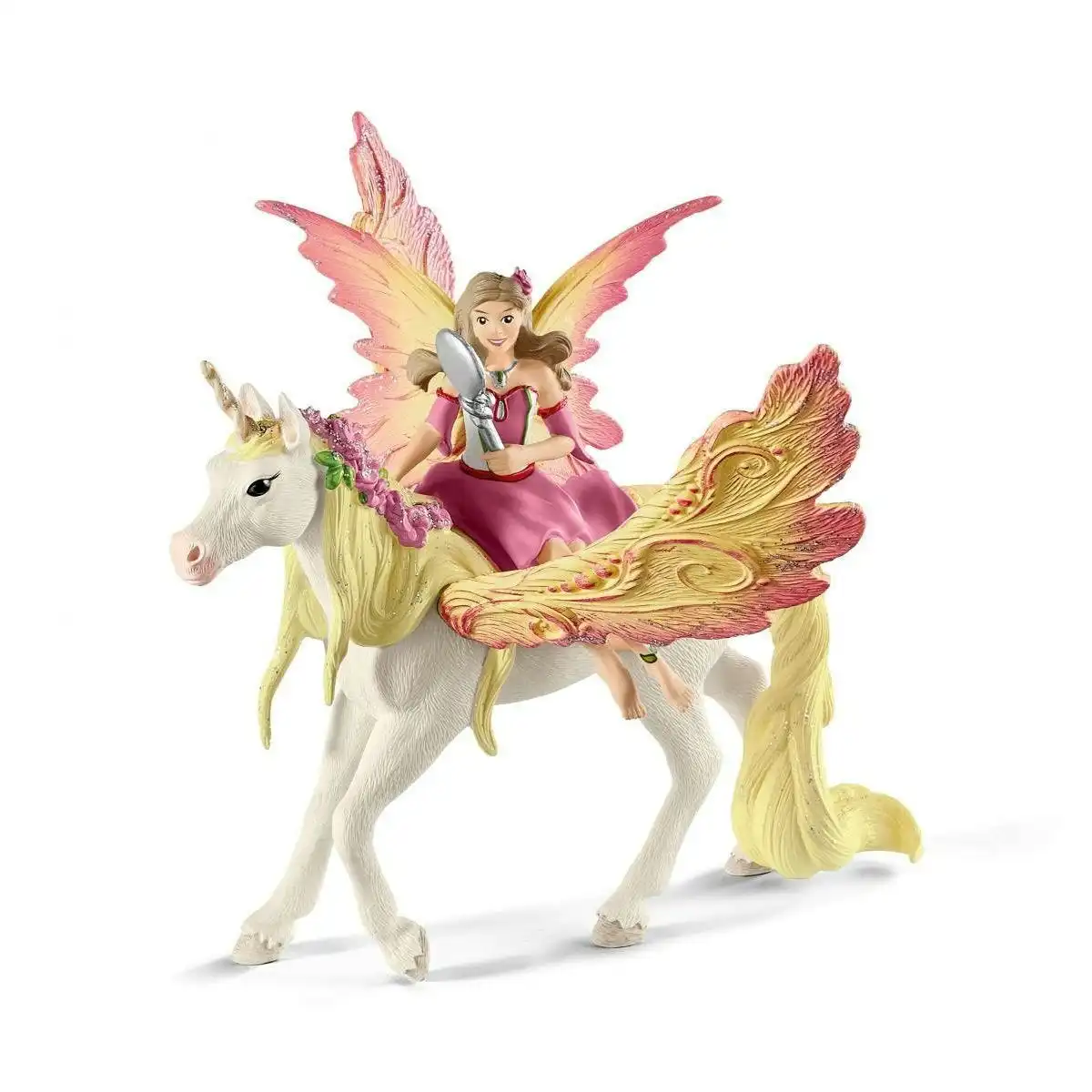 Schleich - Fairy Feya With Pegasus Unicorn  Bayala Magical Fantasy Figurine