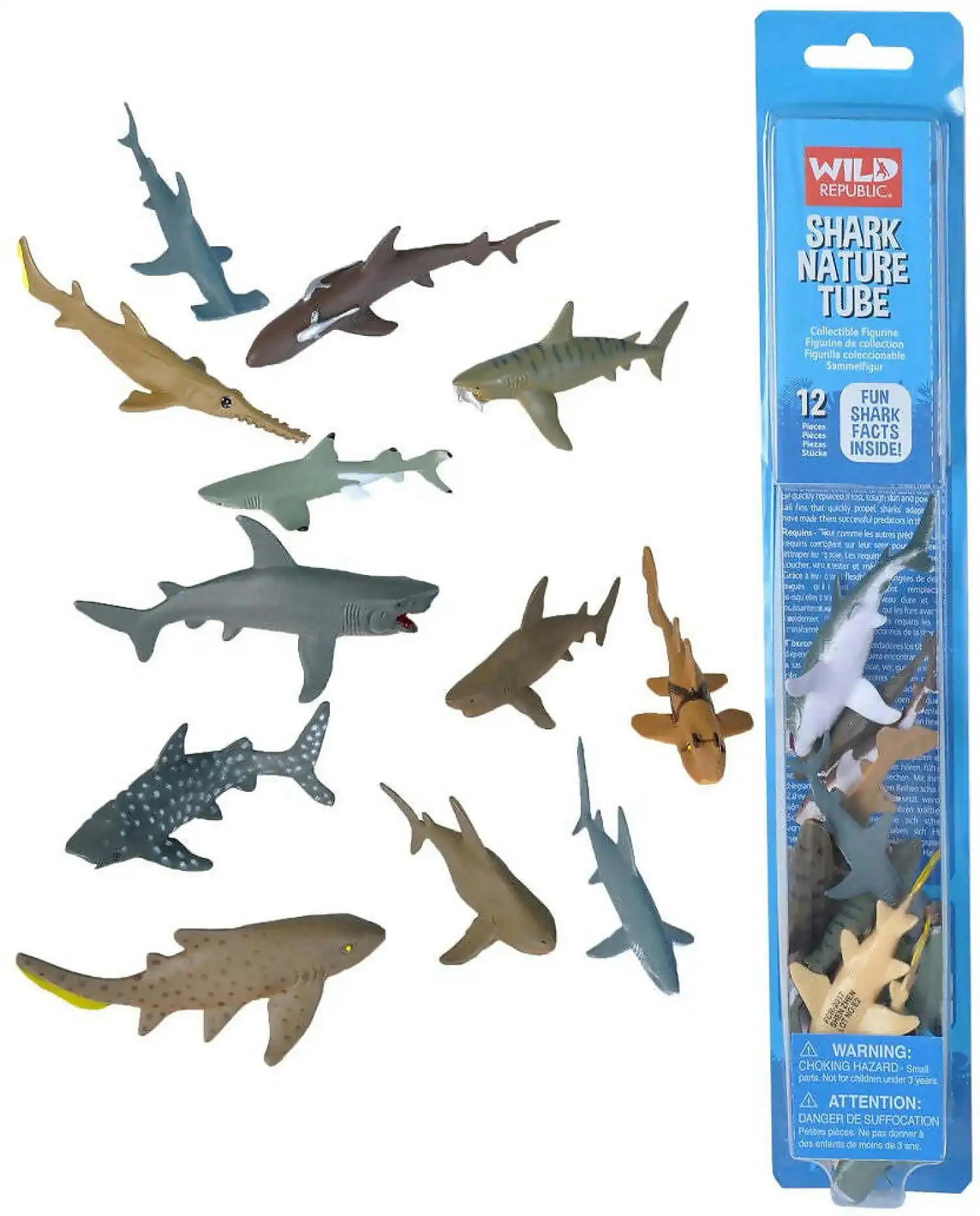 Wild Republic - Nature Tube Shark Collection