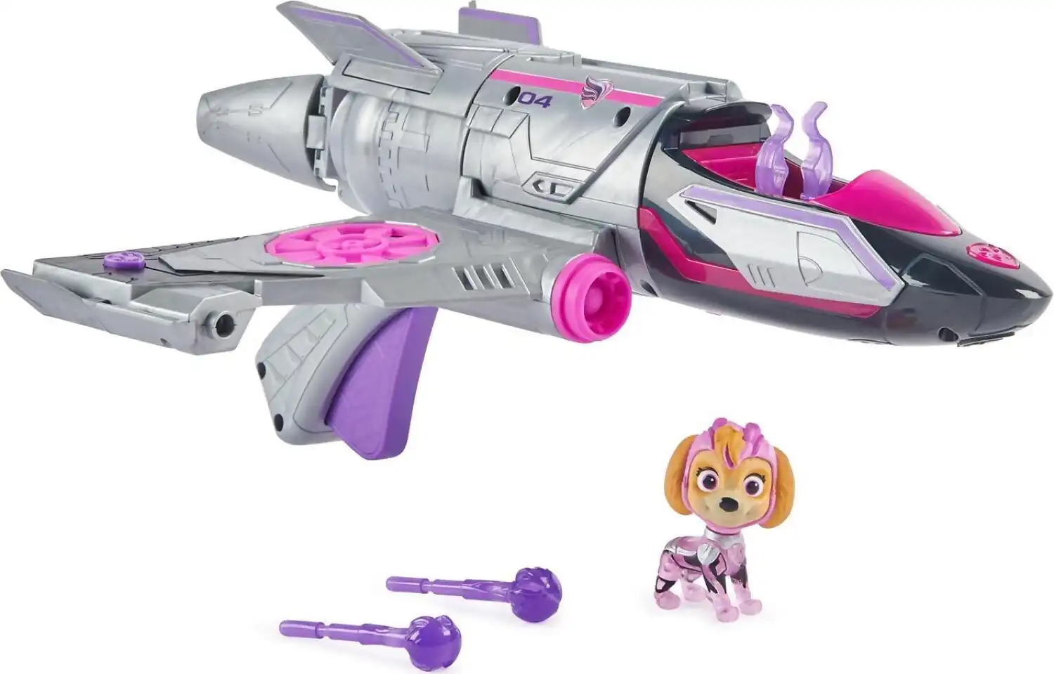 PAW Patrol - The Mighty Movie Transforming Rescue Jet With Skye - Spin Master