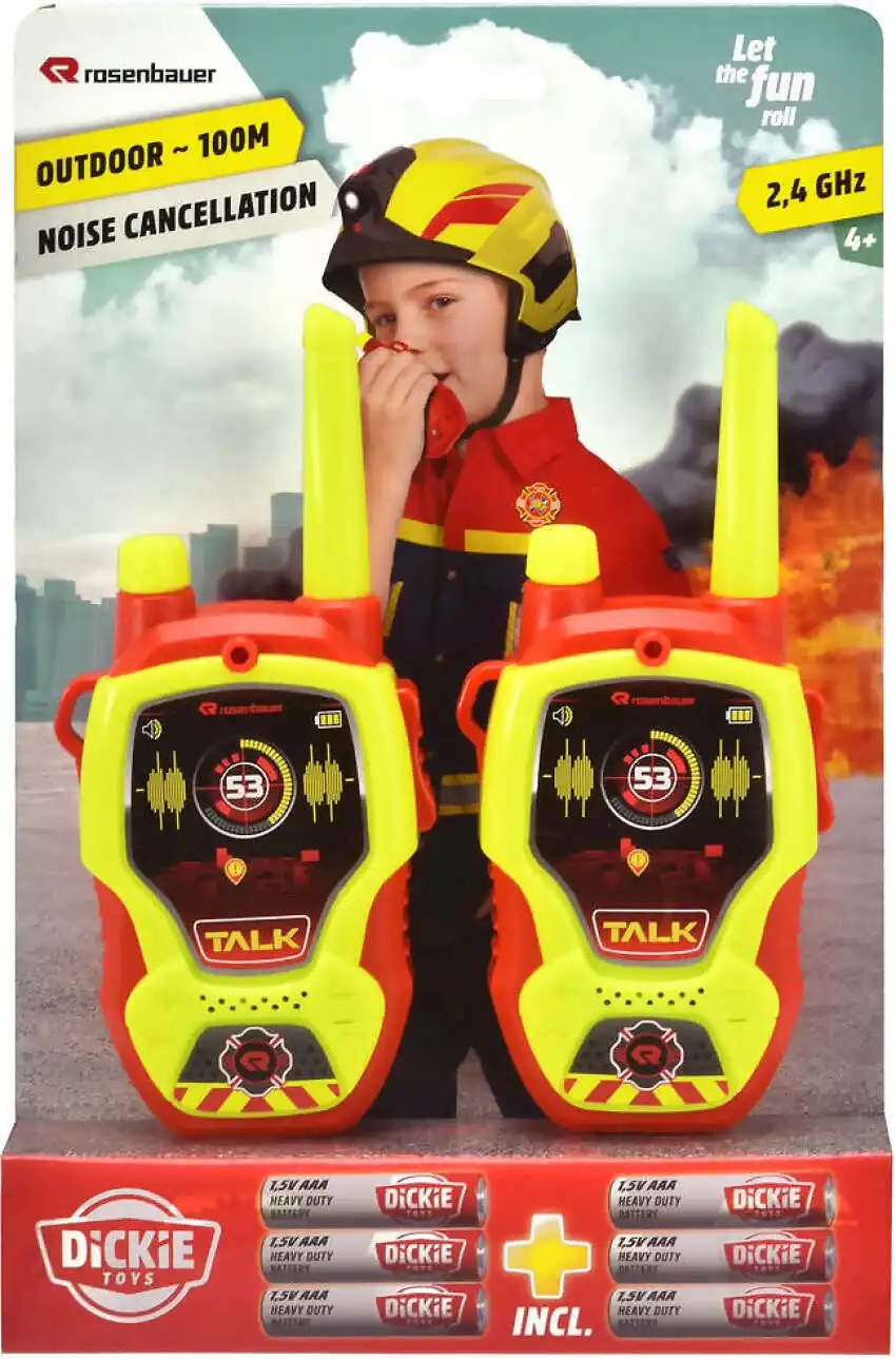 Dickie Toys - Walkie Talkie Fire Service