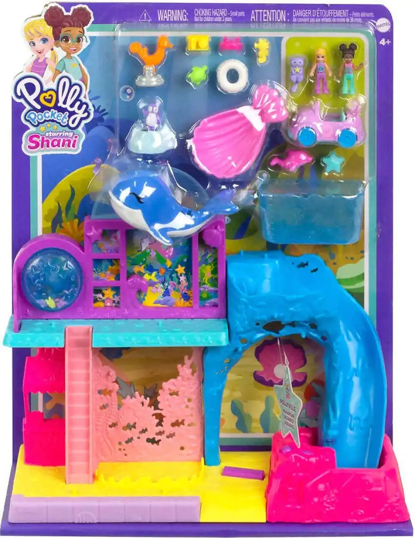 Polly Pocket - Pollyville Aquarium - Mattel
