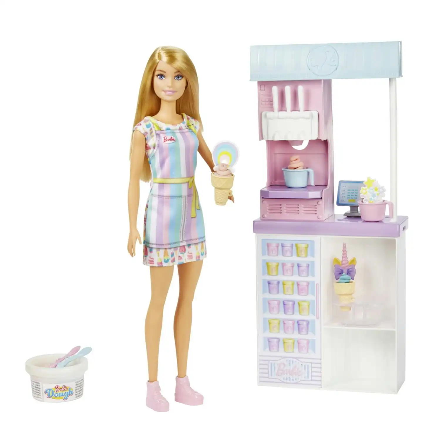 Barbie Ice Cream Shop Playset  Mattel