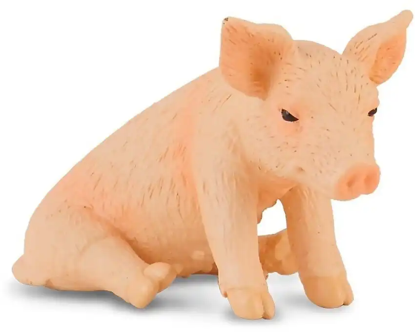 Collecta - Piglet Sitting Animal Small Figurine