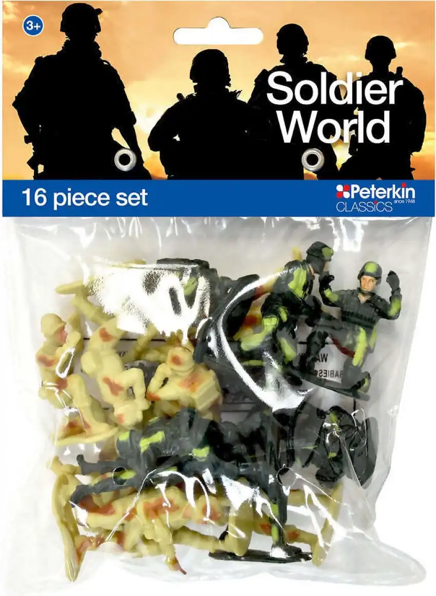 Peterkin Classics - Soldier World 16 Piece Figure Set