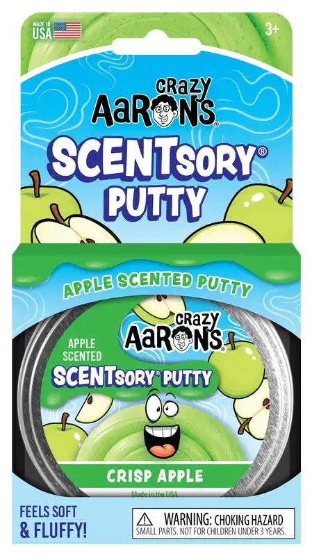 Crazy Aaron's Scentsory Putty Crisp Apple 2.5inch