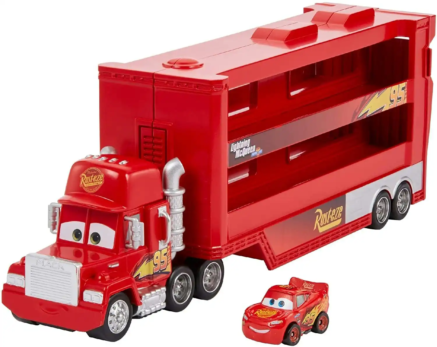 Cars Disney And Pixar Minis Transporter - Includes 1 X Metal Mini Racer Mattel