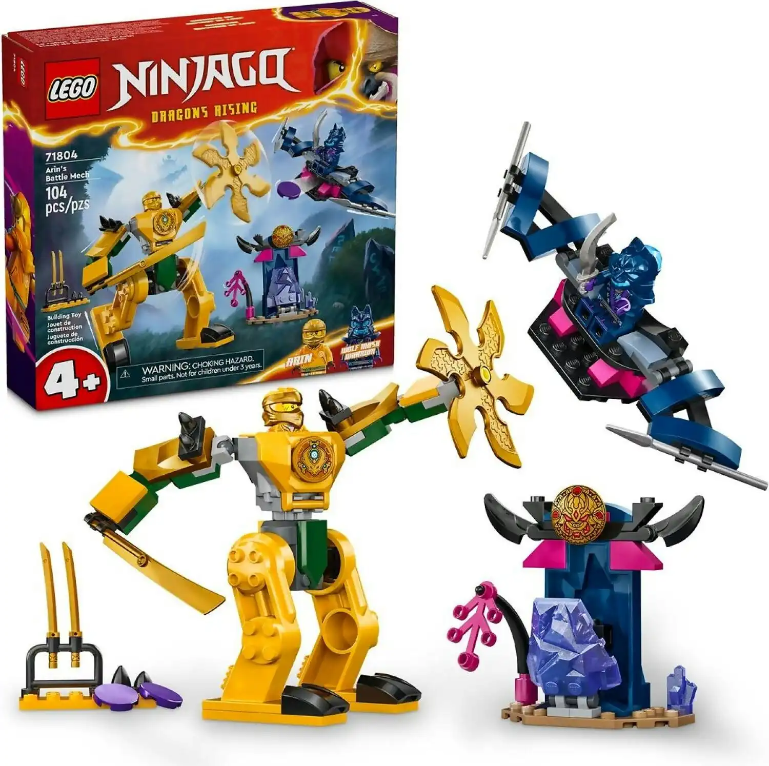 LEGO 71804 Arin's Battle Mech - Ninjago 4+