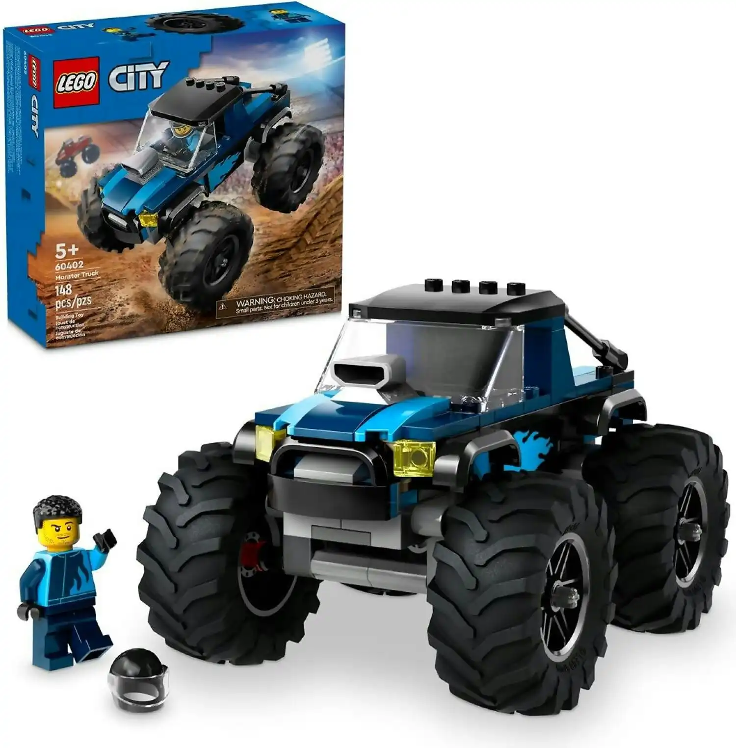 LEGO 60402 Blue Monster Truck - City