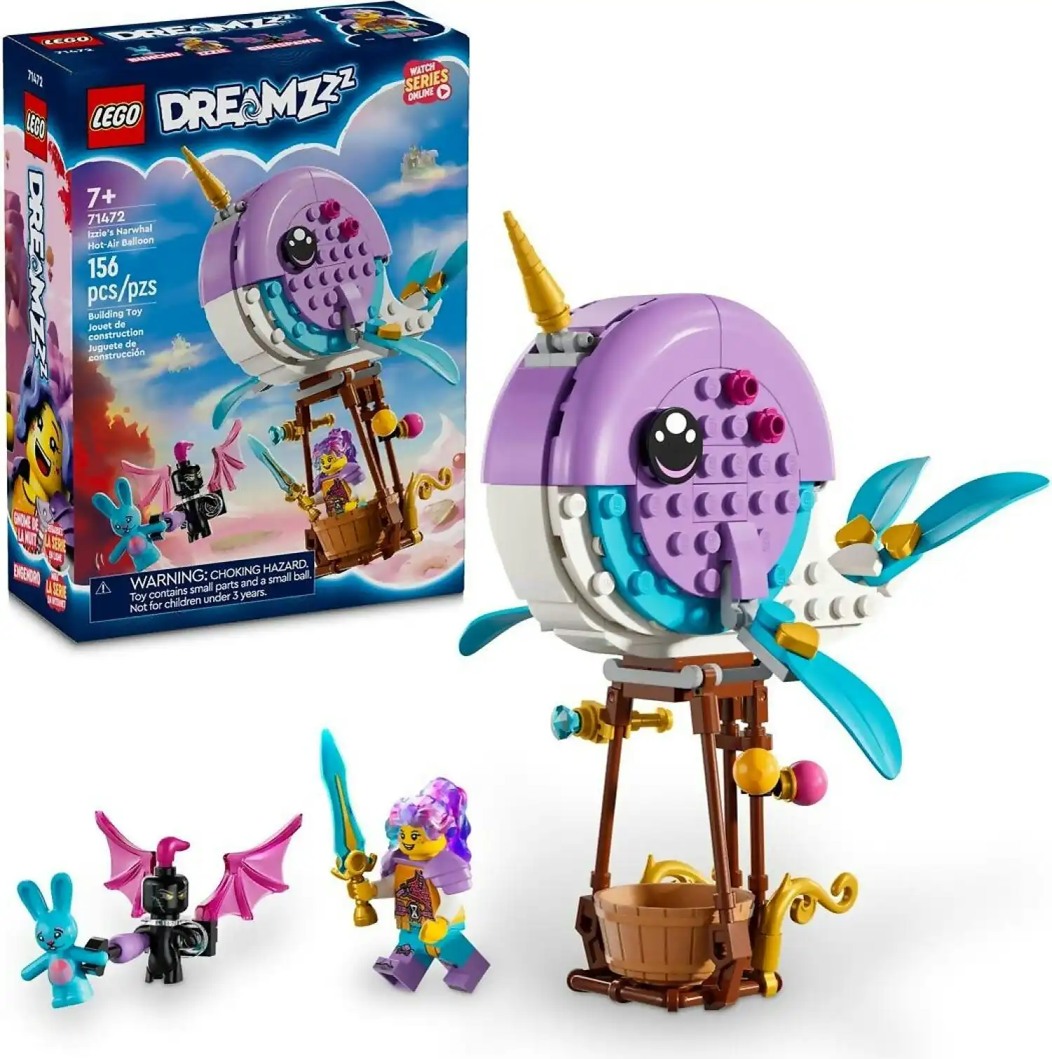 LEGO 71472 Izzie's Narwhal Hot-Air Balloon - DREAMZzz