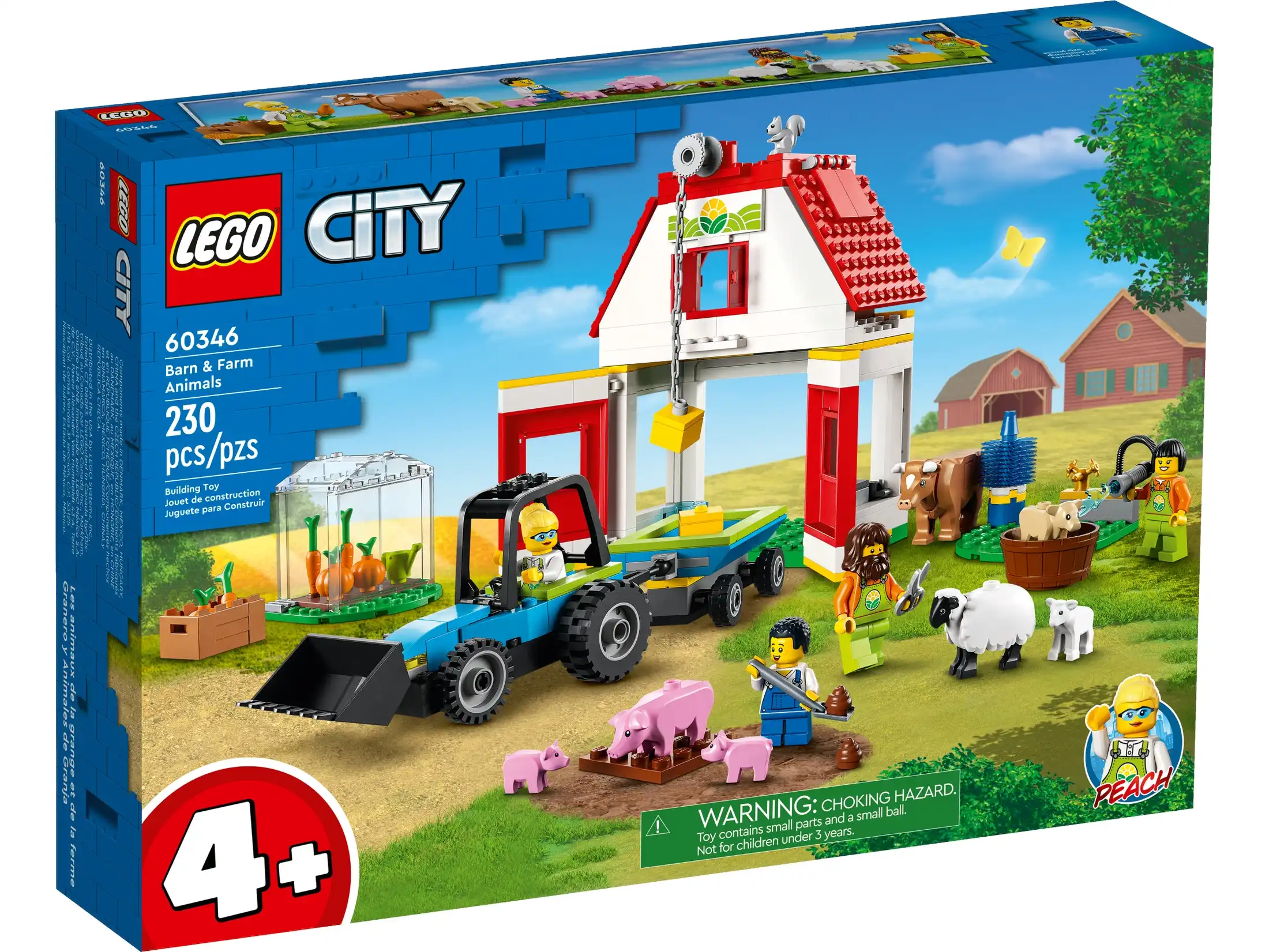 LEGO 60346 Barn & Farm Animals - City Farm 4+