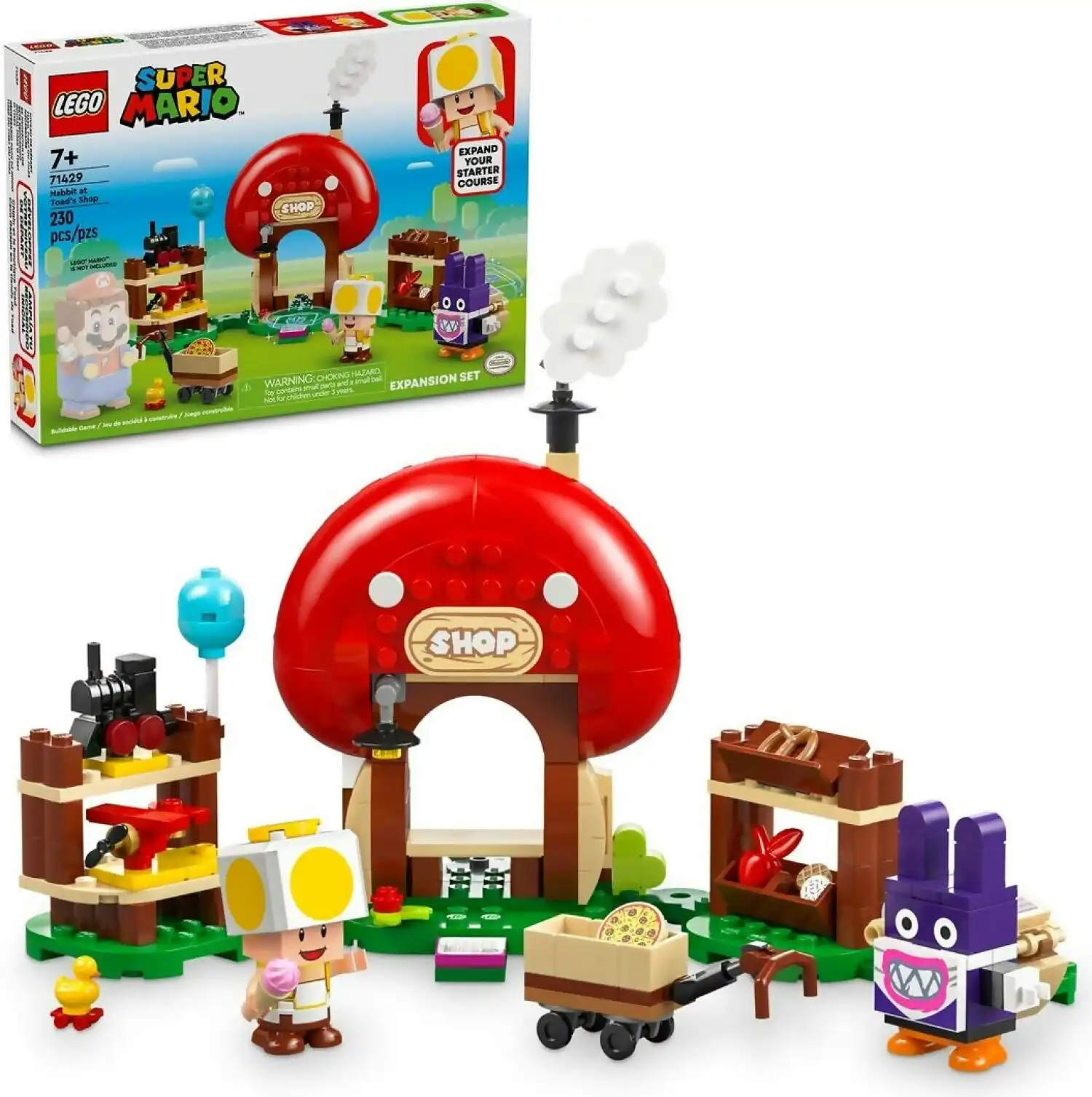 LEGO 71429 Nabbit at Toad's Shop Expansion Set - Super Mario