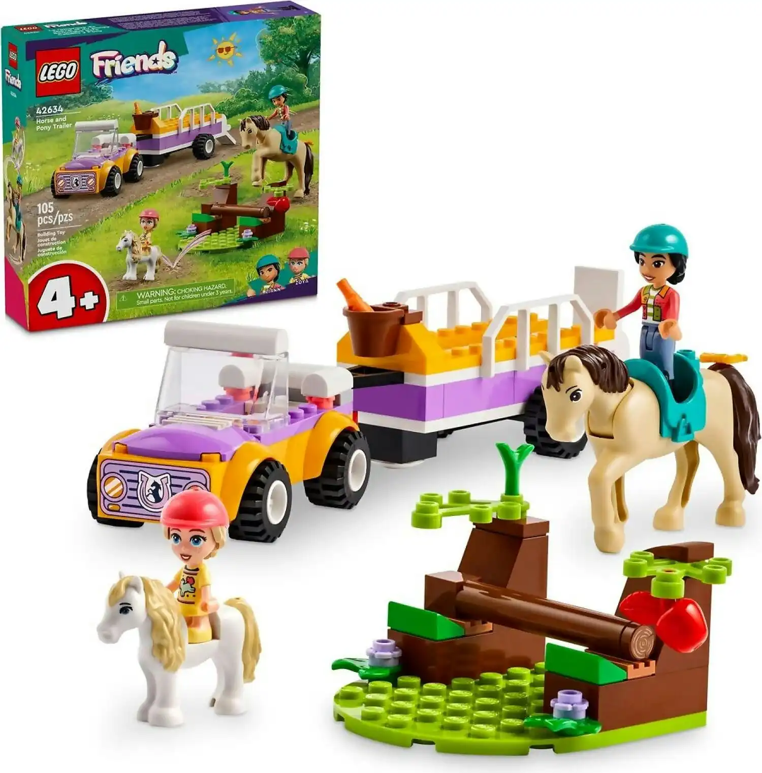 LEGO 42634 Horse and Pony Trailer - Friends 4+