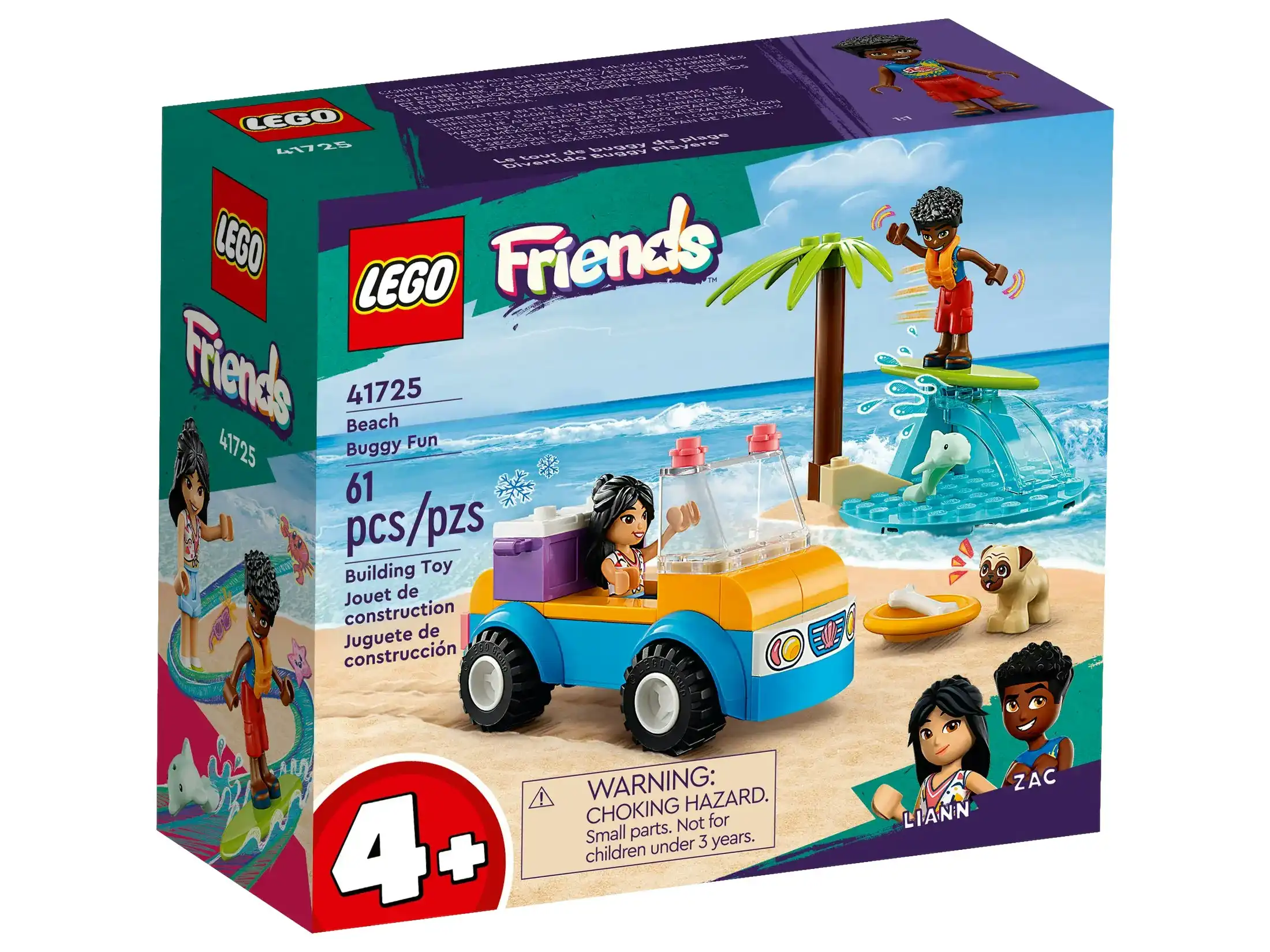 LEGO 41725 Beach Buggy Fun - Friends 4+