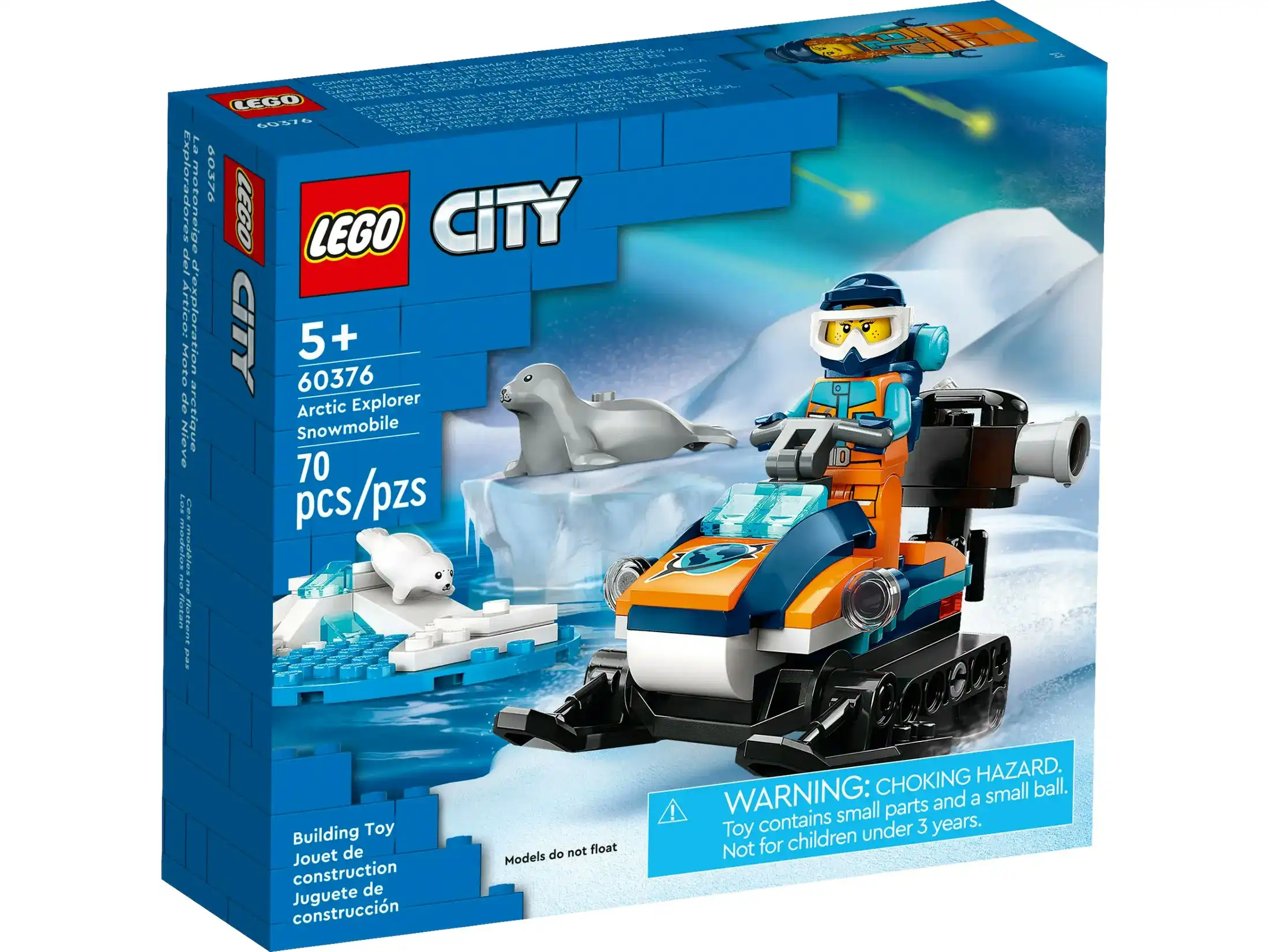 LEGO 60376 Arctic Explorer Snowmobile - City