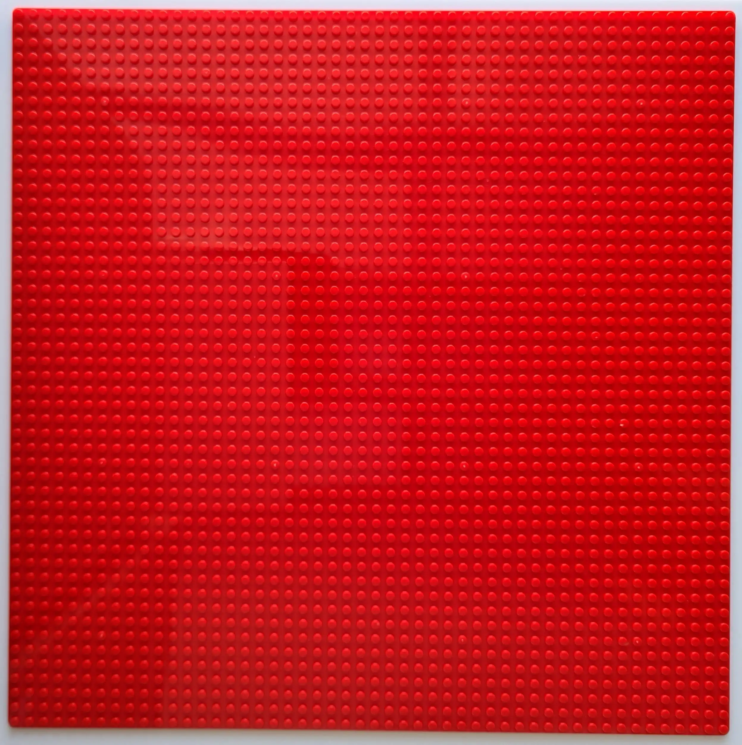BASEPLATE 50x50 Studs Red Generic