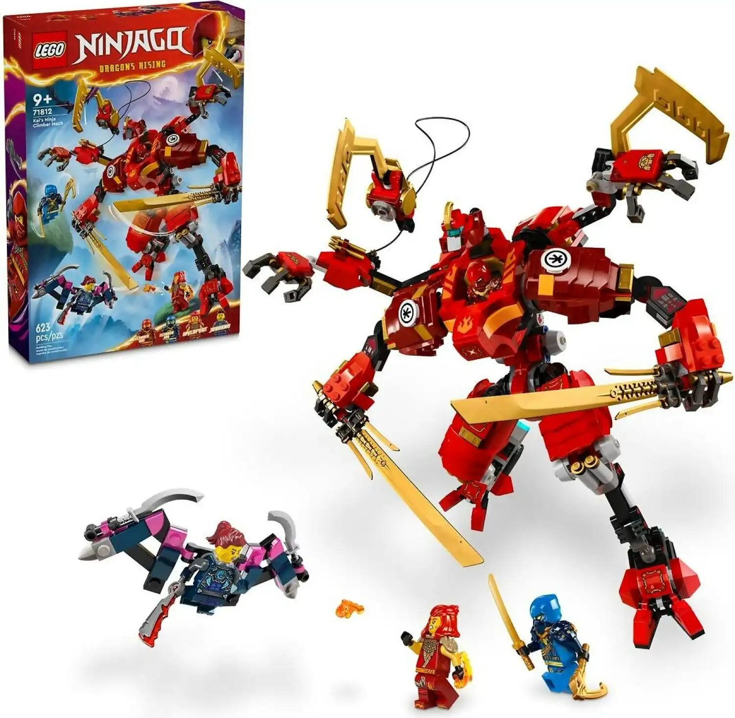 LEGO 71812 Kai's Ninja Climber Mech - Ninjago