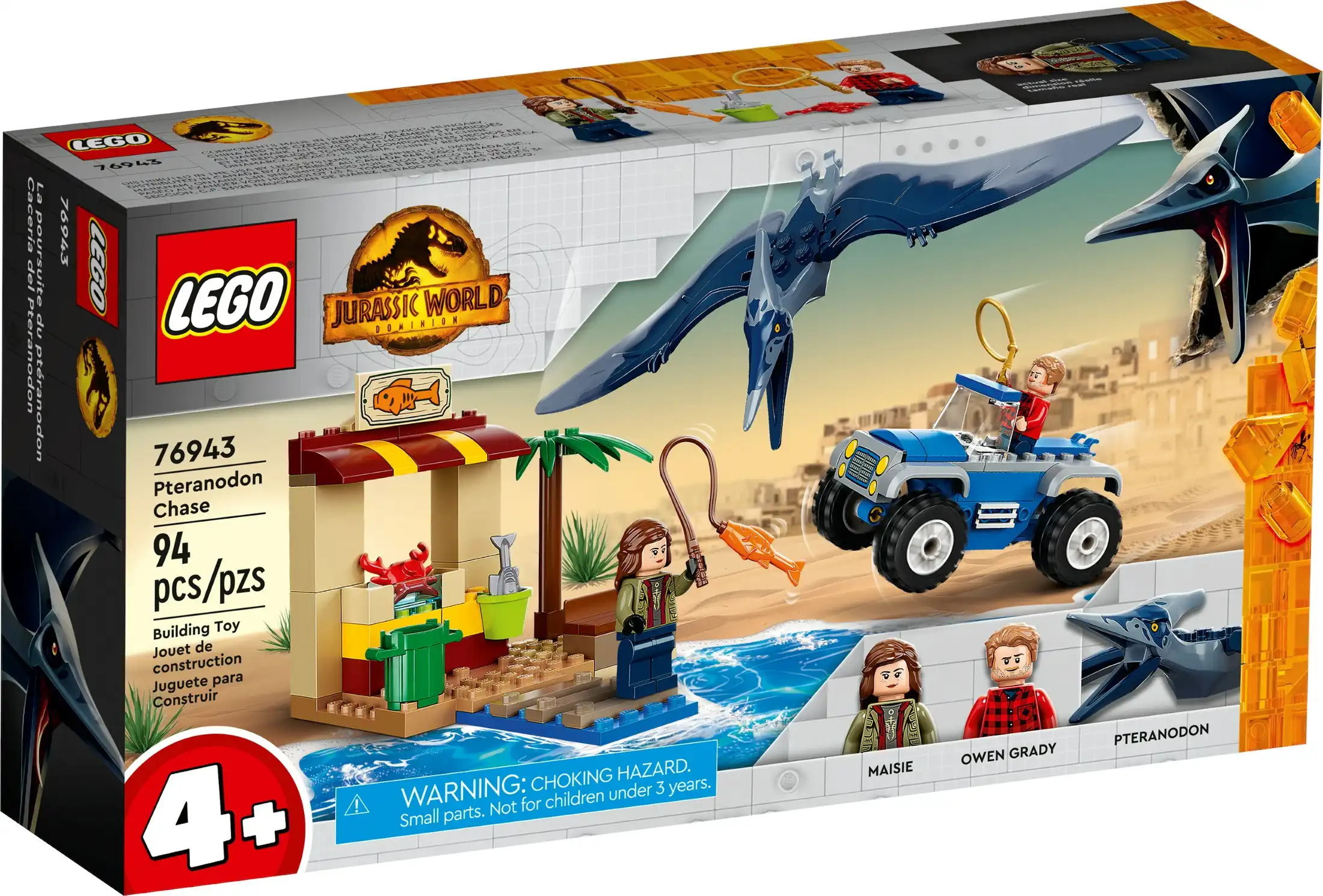 LEGO 76943 Pteranodon Chase - Jurassic World 4+