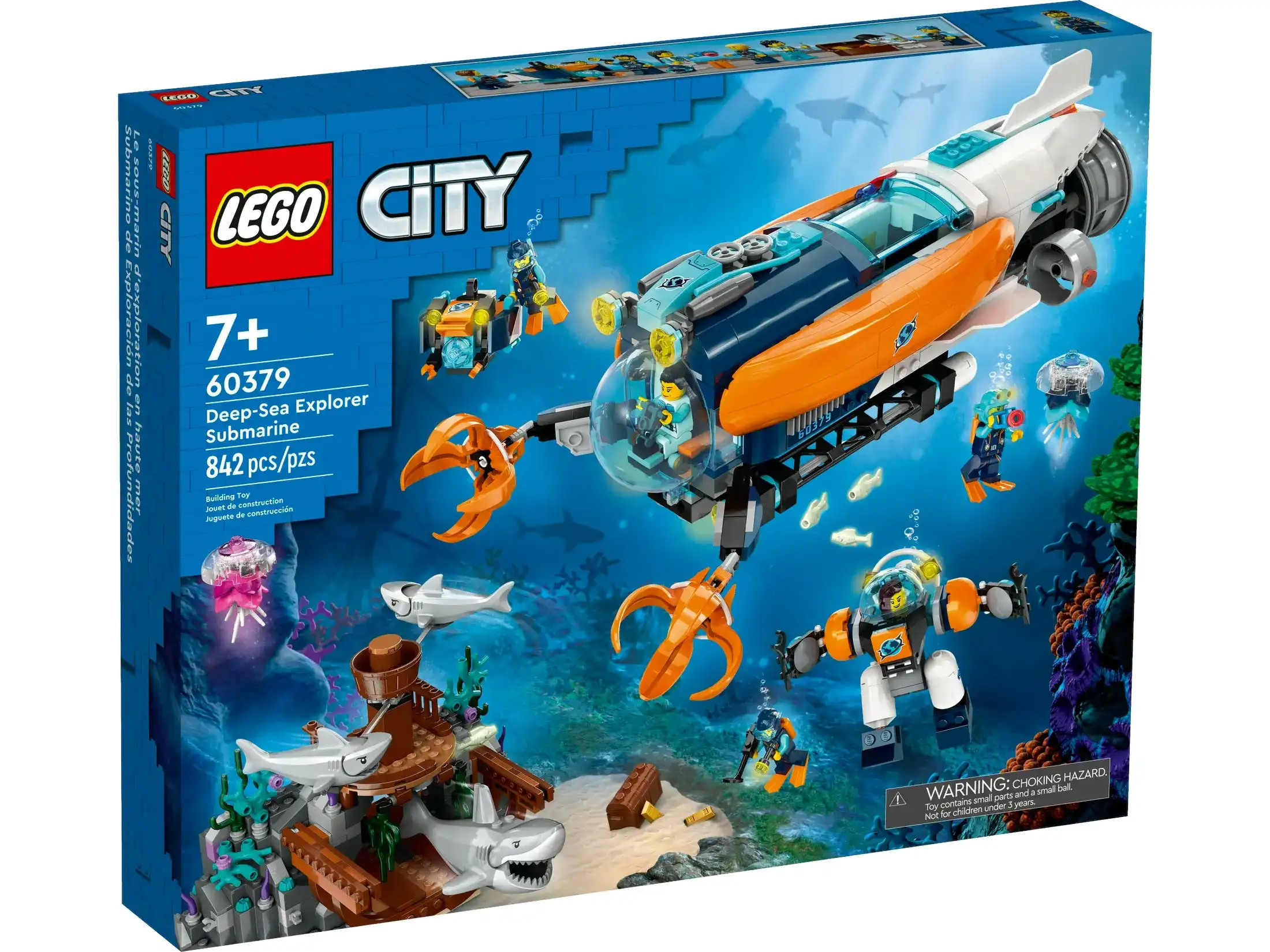LEGO 60379 Deep-Sea Explorer Submarine - City