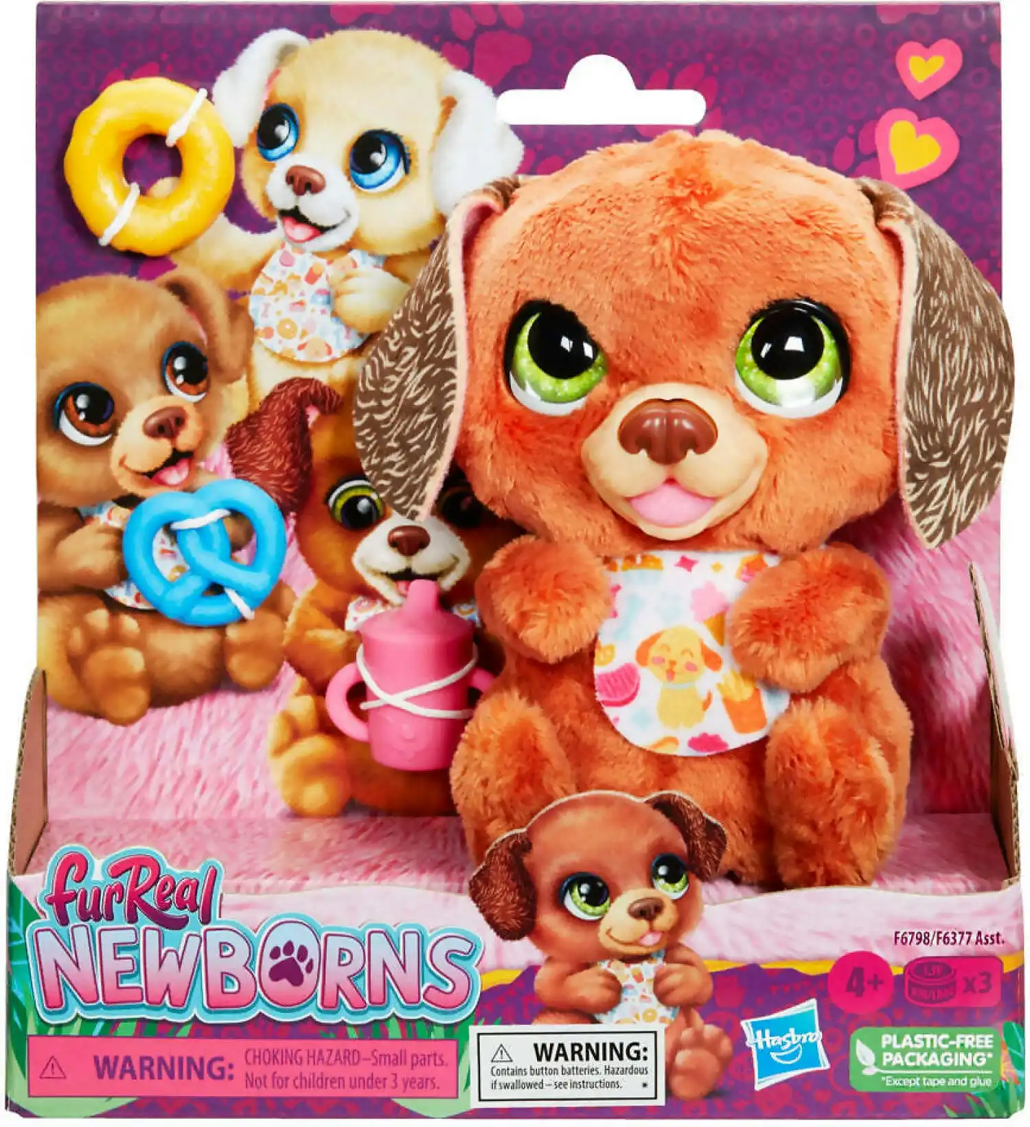 FurReal - Newborns Puppy Animatronic Plush - Hasbro