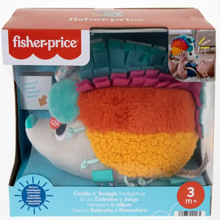Fisher-Price - Cuddle N Snuggle Hedgehog Newborn Plush Toy