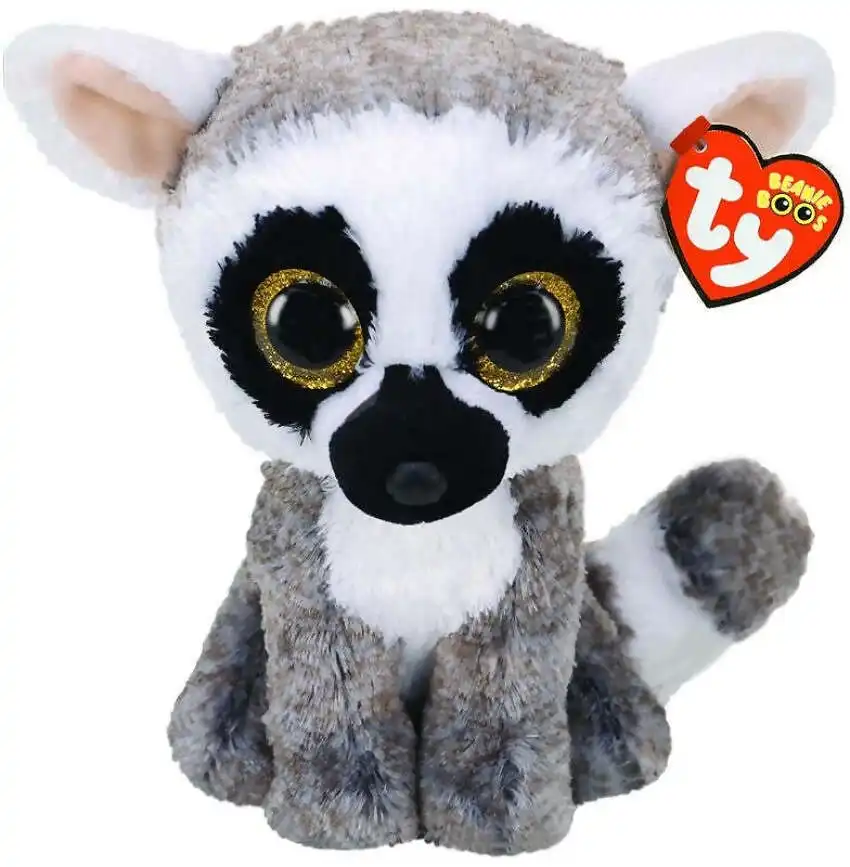 Ty - Beanie Boos - Linus The Lemur Medium 23cm