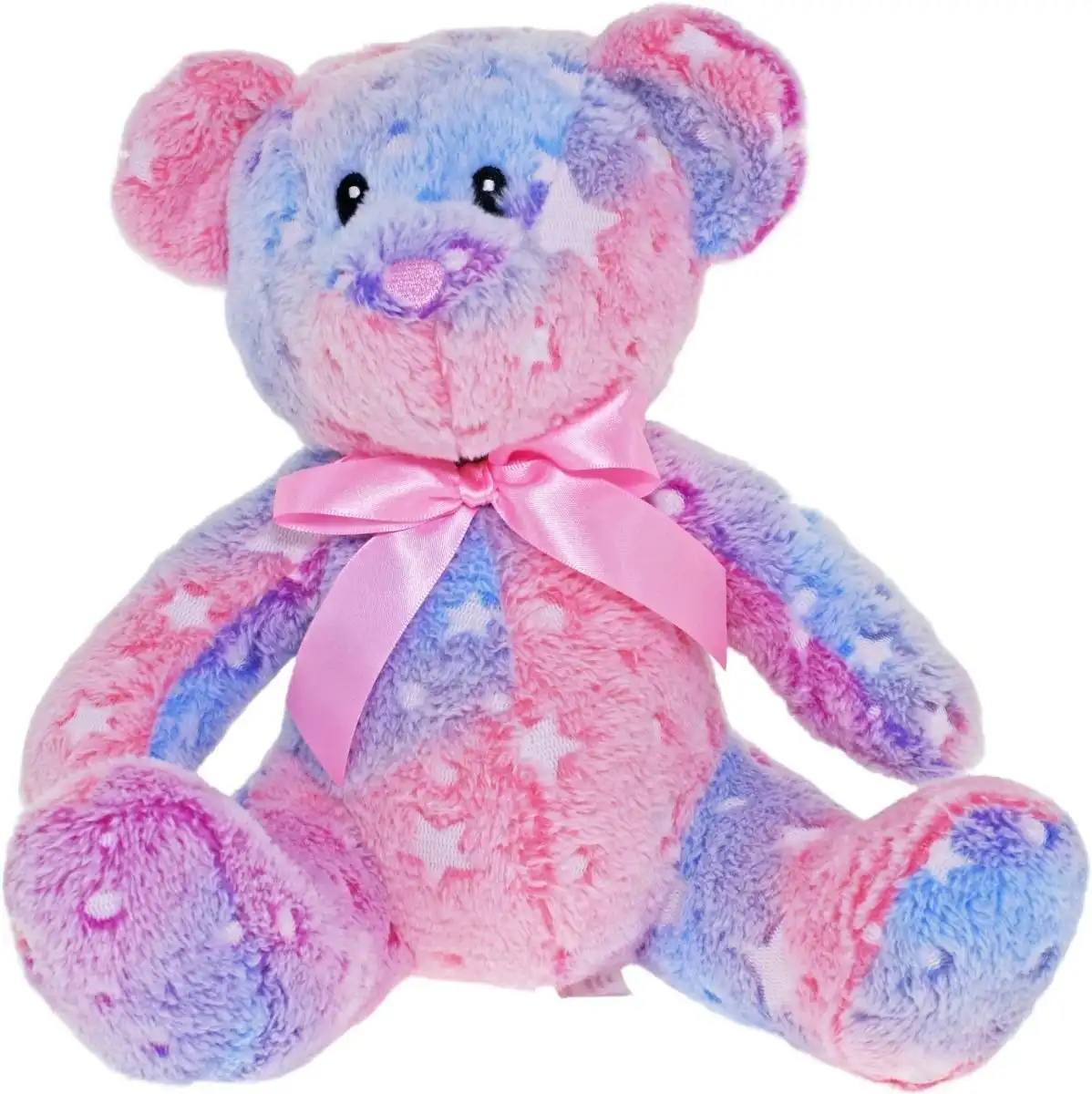 Cotton Candy - Plush Bear Beatrice Pink Multi Glow In The Dark