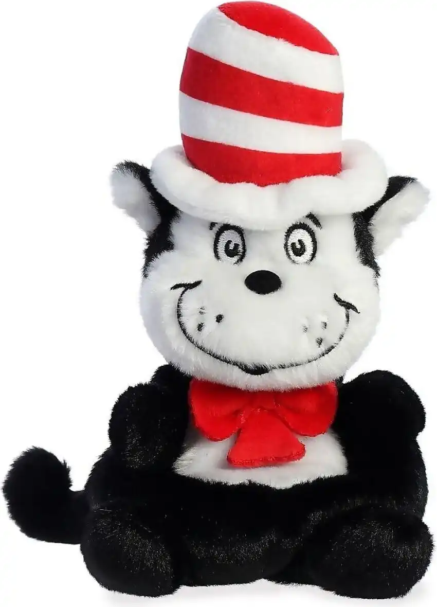Cotton Candy - Xmas Palm Pals Dr Seuss Cat In The Hat 13cm Plush